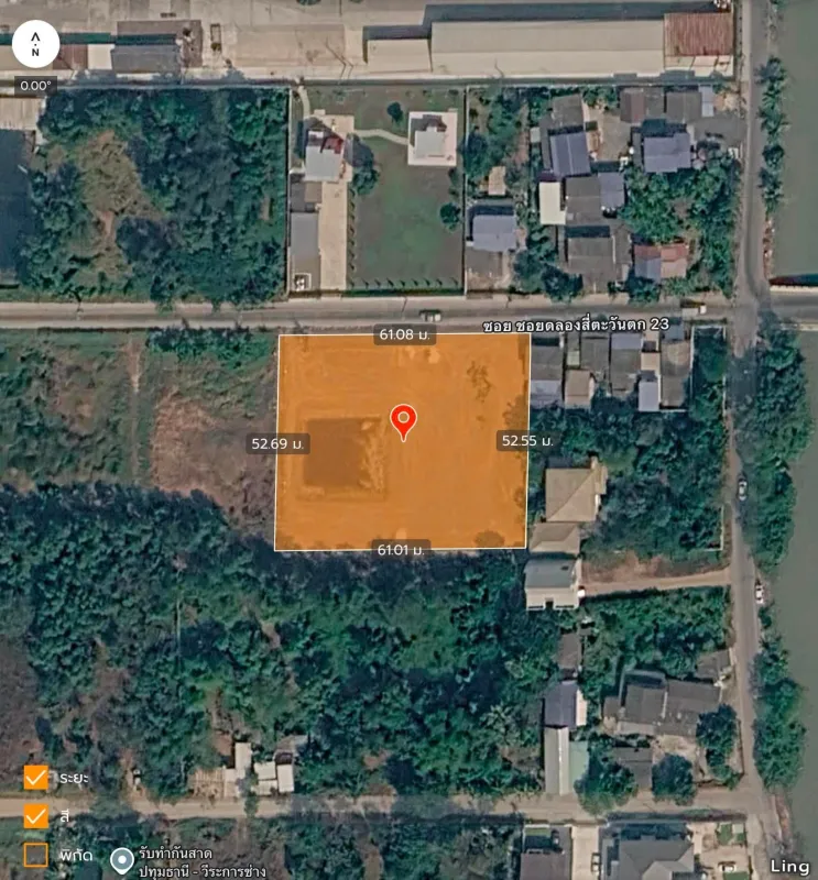 รูปที่7 ต้องการขายที่ดินเปล่า คลองสี่ คลองหลวง ราคา 9,000,000 บาท