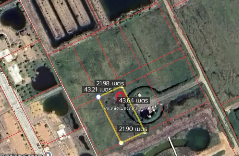 รูปที่3 ต้องการขายที่ดินเปล่า ศาลาครุ หนองเสือ ราคา 1,290,000 บาท