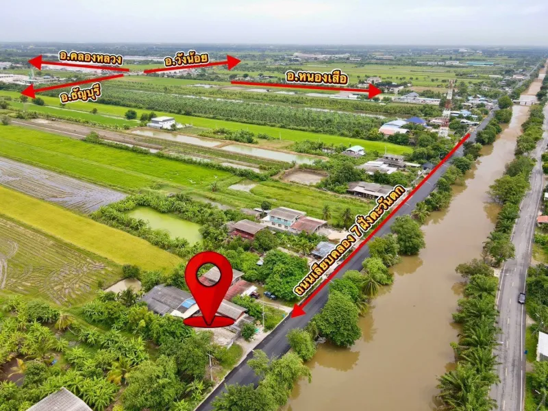 รูปที่4 ต้องการขายบ้านพร้อมที่ดิน คลองเจ็ด คลองหลวง ราคา 2,690,000 บาท