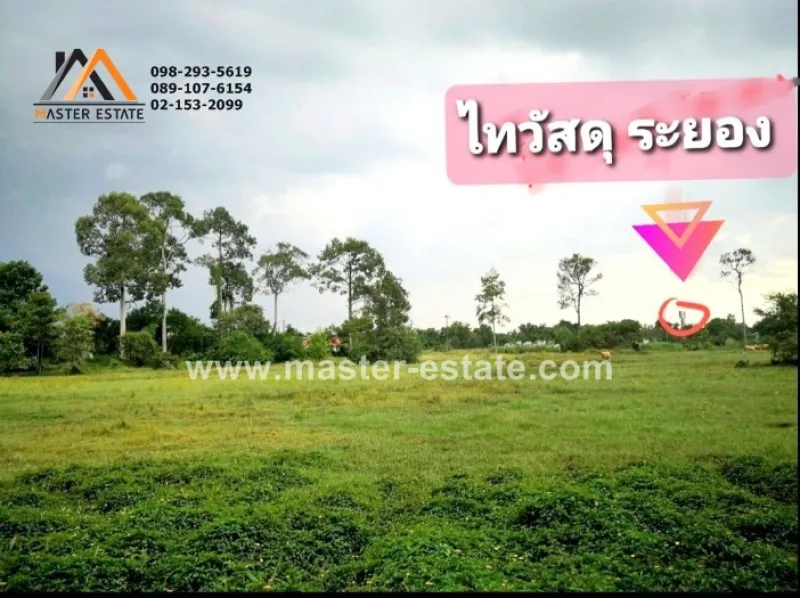 ที่ดินเปล่าระยอง หัวมุมแปลงสวย ติดถนน 3 ด้าน เหมาะทำ Apartment | โครงการจัดสรร 8-2-50 ไร่ ใกล้ IRPC