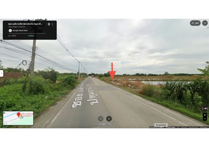 รูปที่4 ต้องการขายที่ดินเปล่า ลำลูกกา ลำลูกกา ราคา 158,830,875 บาท