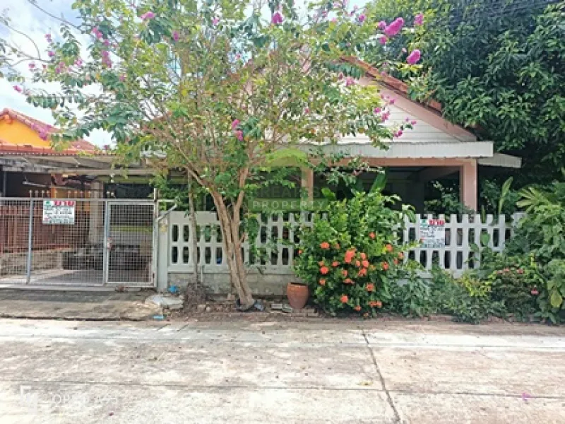 บ้านเดี่ยว หมู่บ้านชลลดา บางบัวทอง บ้านแปลงมุม บรรยากาศดี ใกล้รถไฟฟ้าสายสีม่วง