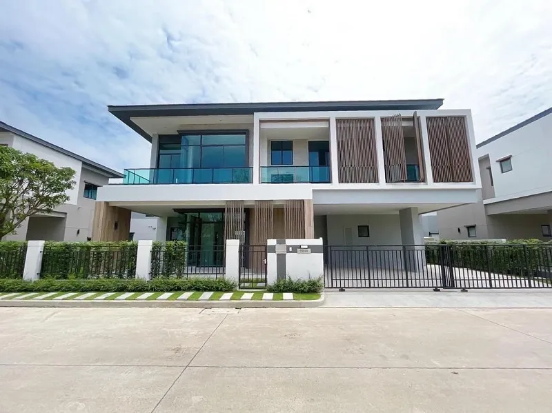 ขายบ้านเดี่ยวหรู Bangkok Boulevard ดอนเมือง-แจ้งวัฒนะ 81 ตร.ว. แปลงสวยหน้าสวน ไม่มีสายไฟหน้าบ้าน บ้านใหม่แต่งบิลด์อินครบ