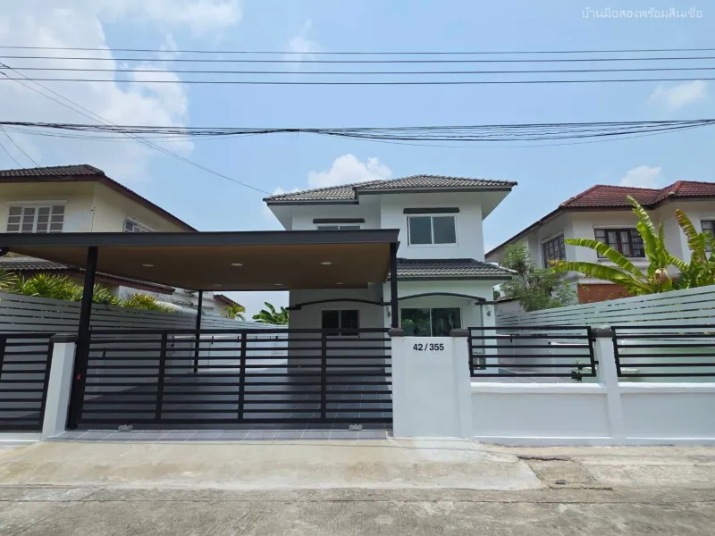 หมู่บ้าน เคซีการ์เด้นโฮม 2 นิมิตรใหม่ 40 บ้านสวย รีโนเวทใหม่ ไซส์ใหญ่ ต้องหลังนี้