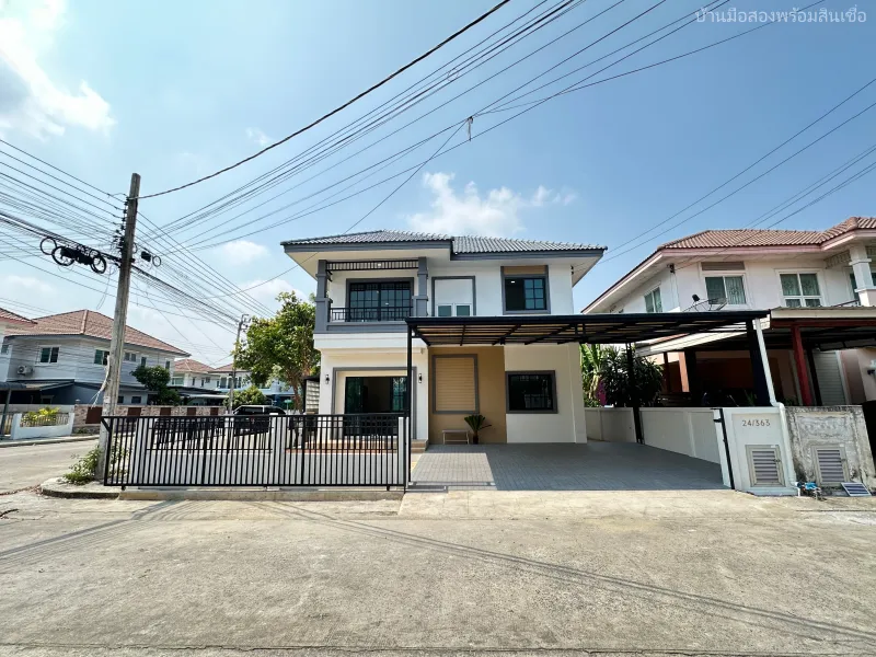 หมู่บ้านนนทวีวิลล์ 5 มิตรไมตรี-คู้ซ้าย รีโนเวทใหม่ทั้งหลัง พร้อมเข้าอยู่ทันที