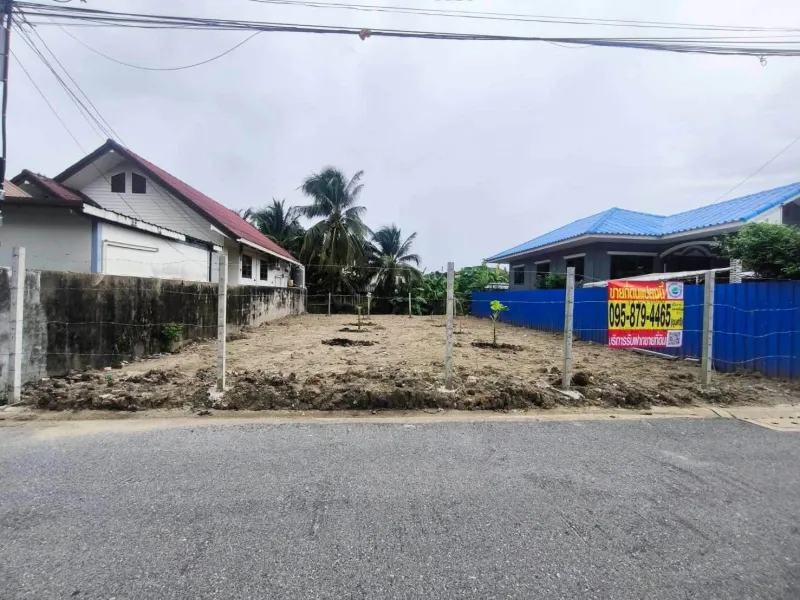 ขายที่ดินใกล้ม.กรุงเทพธนบุรี 61 ตรว ติดถนนสาธารณะ ถมแล้ว+ล้อมรั้วลวดหนาม ซ.ทวีวัฒนา-กาญจนาภิเษก 22 ตลิ่งชัน กทม.