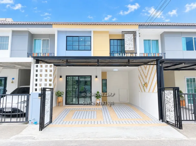 หมู่บ้านบ้านพฤกษา เลียบวารี-มีนบุรี (PK118) คู้ขวา บ้านสวย รีโนเวทใหม่ ทำเลเลียบวารี หนองจอก