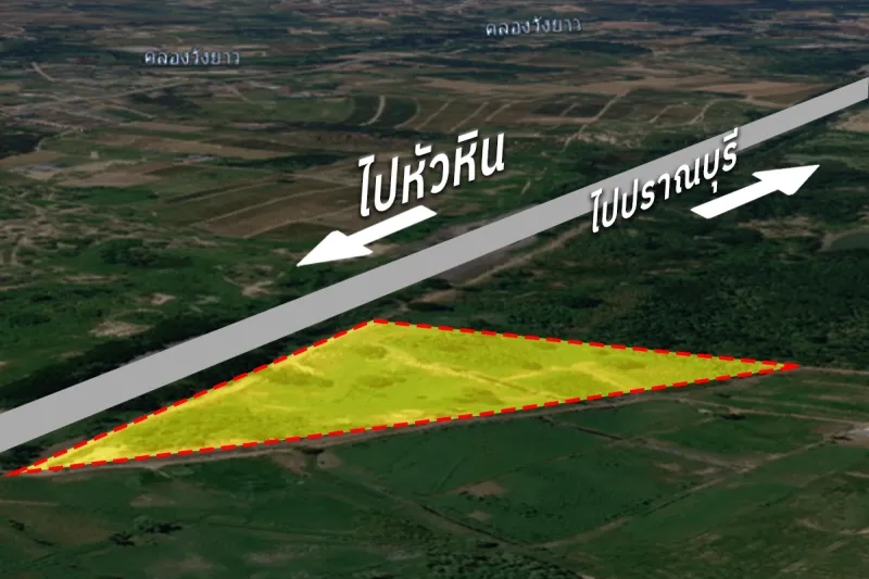 รูปที่2 ต้องการขายที่ดินเปล่า วังก์พง ปราณบุรี ราคา 3,000,000 บาท