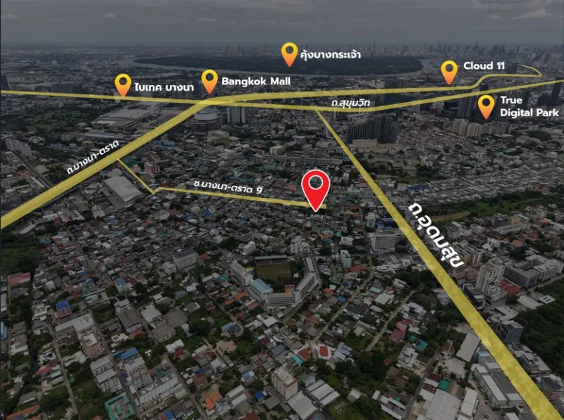รูปที่3 ต้องการขายที่ดินเปล่า บางนา เขตบางนา ราคา 88,660,000 บาท