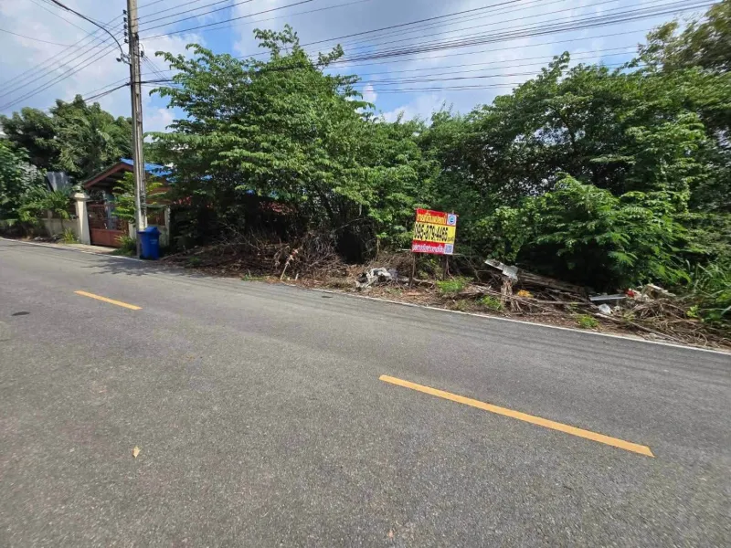 ขายด่วนที่ดินใกล้ศูนย์กระจายสินค้าโลตัส 100 ตรว ติดถนนลาดยางสาธารณะ ต.ลำโพ อ.บางบัวทอง จ.นนทบุรี