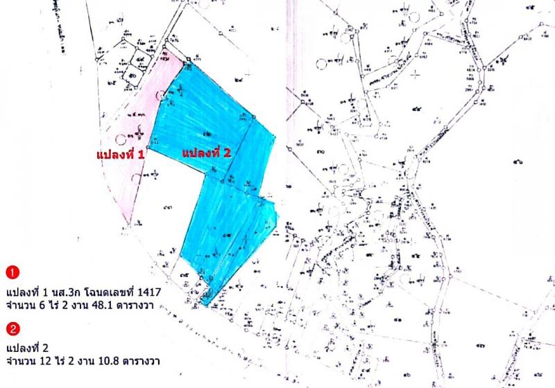 ขายที่ดิน ติดถนนสาย12 พิษณุโลก-หล่มสัก บนเนินเขา