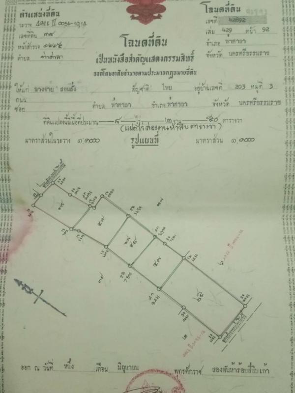 ขายที่ดินหน้ามหาวิทยาลัยวลัยลักษณ์