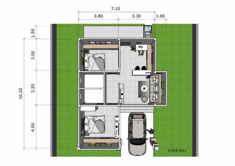 รูปที่2 ต้องการขายบ้านพร้อมที่ดิน วัดธาตุ เมืองหนองคาย ราคา 1,650,000 บาท