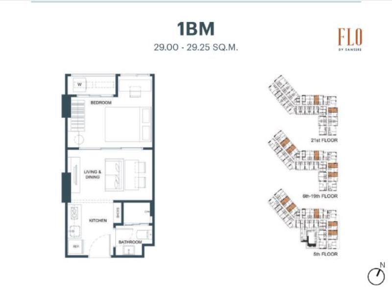 รูปที่8 ต้องการขายคอนโดมิเนียม คลองสาน เขตคลองสาน ราคา 975,922 บาท