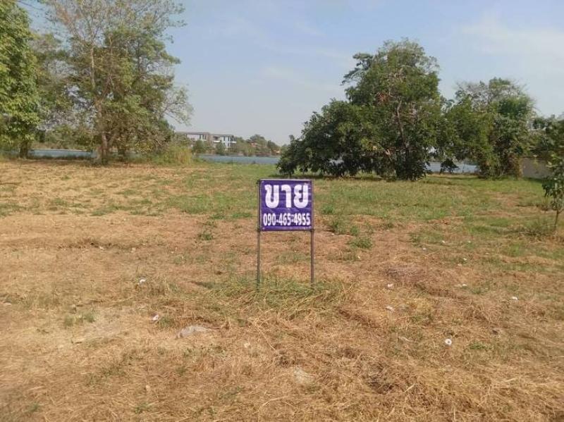 ขายที่ดินเปล่า 235 ตรว. ติดทะเลสาบ อยู่ในโครงการหมู่บ้านเดอะลากูน 1