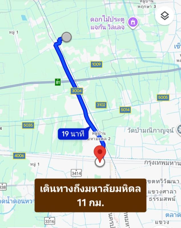 รูปที่6 ต้องการขายที่ดินเปล่า หนองเพรางาย ไทรน้อย ราคา 42,000,000 บาท
