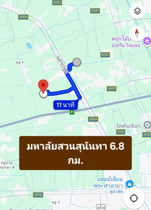 รูปที่7 ต้องการขายที่ดินเปล่า หนองเพรางาย ไทรน้อย ราคา 42,000,000 บาท