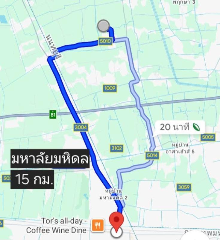 รูปที่6 ต้องการขายที่ดินเปล่า หนองเพรางาย ไทรน้อย ราคา 900,000 บาท