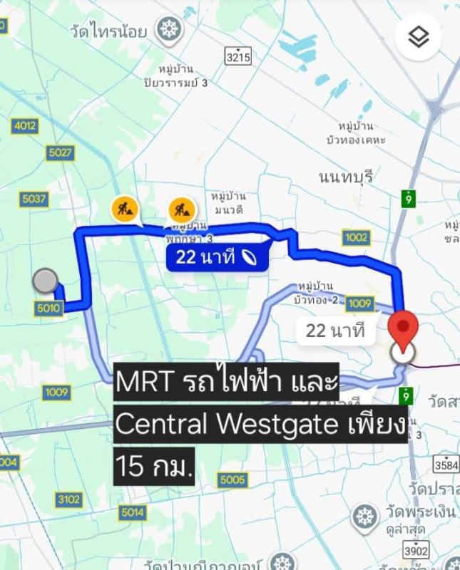 รูปที่8 ต้องการขายที่ดินเปล่า หนองเพรางาย ไทรน้อย ราคา 900,000 บาท