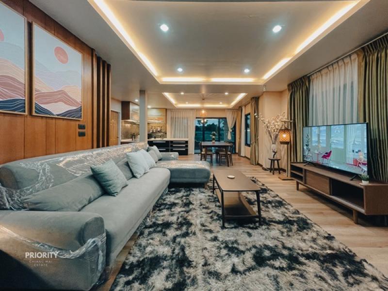 รูปที่3 ให้เช่าบ้านพร้อมที่ดิน หนองจ๊อม สันทราย ราคา 64,000 บาท