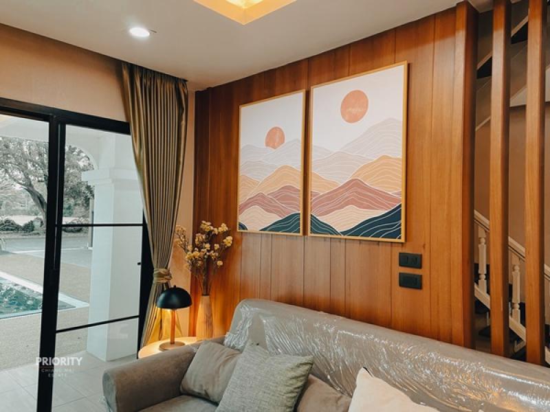 รูปที่6 ให้เช่าบ้านพร้อมที่ดิน หนองจ๊อม สันทราย ราคา 64,000 บาท