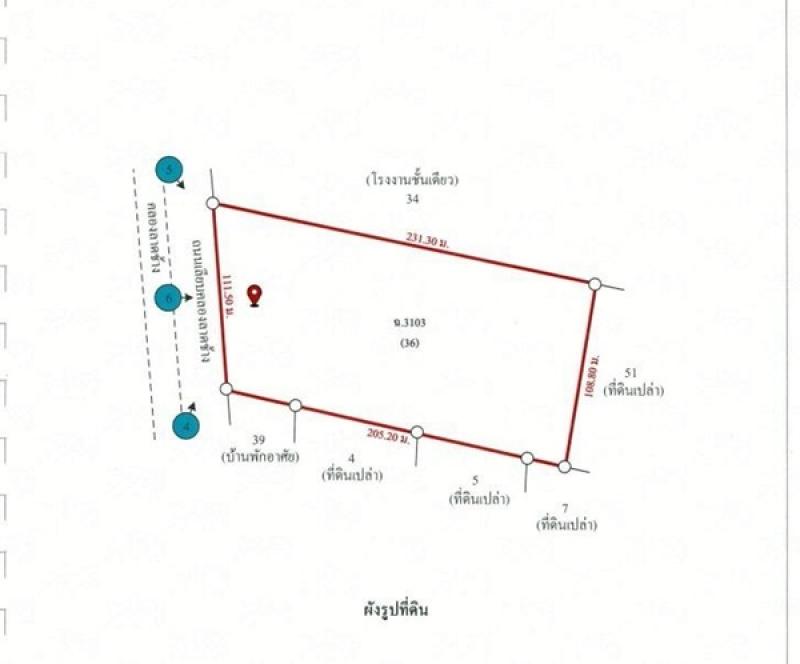 รูปที่7 ต้องการขายที่ดินเปล่า ลาดหลุมแก้ว ลาดหลุมแก้ว ราคา 45,900,000 บาท