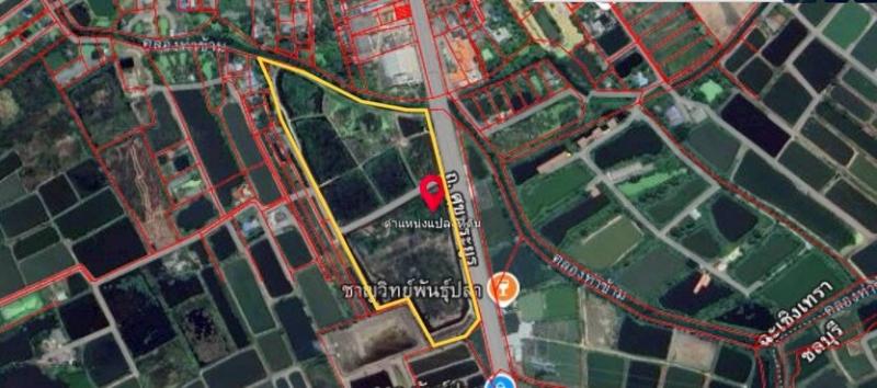 รูปที่2 ต้องการขายที่ดินเปล่า หนองตีนนก บ้านโพธิ์ ราคา 178,688,000 บาท