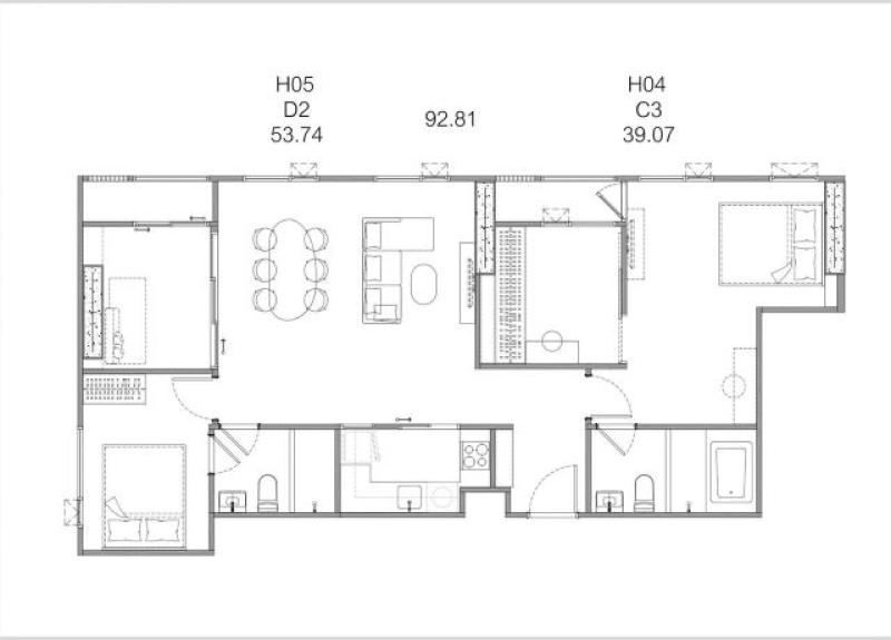 รูปที่6 ต้องการขายคอนโดมิเนียม ห้วยขวาง เขตห้วยขวาง ราคา 990,000 บาท