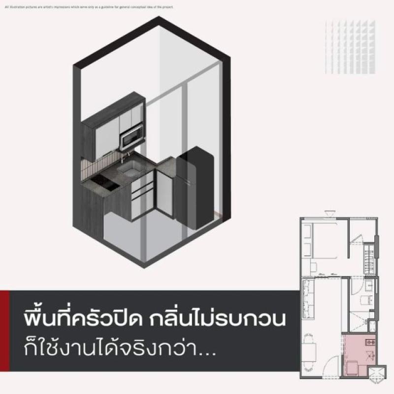 รูปที่5 ต้องการขายคอนโดมิเนียม เสนานิคม เขตจตุจักร ราคา 177,000 บาท