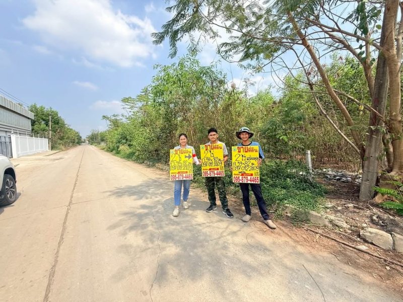 Vายที่ดิน 2 ไร่ ติดถนนคอนกรีตสาธารณะ ซอย สำนักวิปัสสนาดำรงธรรม คลองหลวง ปทุมธานี