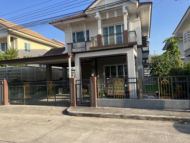 บ้านเดี่ยว โครงการหรูติดถนนใหญ่ ติดโรบันสัน พาซิโอ ลาดกระบังใกล้สนามบินสุวรรณภูมิ