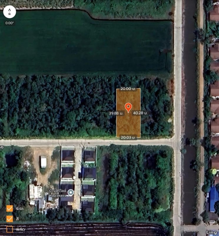 รูปที่4 ต้องการขายที่ดินเปล่า คลองสี่ คลองหลวง ราคา 1,400,000 บาท