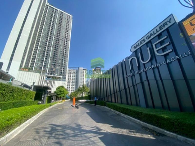 คอนโด นิว โนเบิล ศรีนครินทร์ ลาซาล Nue Noble Srinakarin - Lasalle ขาย ให้เช่า ห้องชุดชั้น 10 เนื้อที่ 26.80 ตร.ม เฟอร์ครบ วิวสระว่ายน้ำ