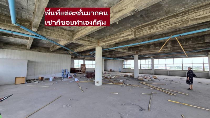 ขายอาคารสำนักงานขนาดยักษ์ใหญ่นนทบุรี (ติวานนท์-ปากเกร็ด 25) Big office building 6-8 Floors พื้นที่ใช้สอย 3500 ตารางเมตร Sqmใกล้แจ้งวัฒนะ