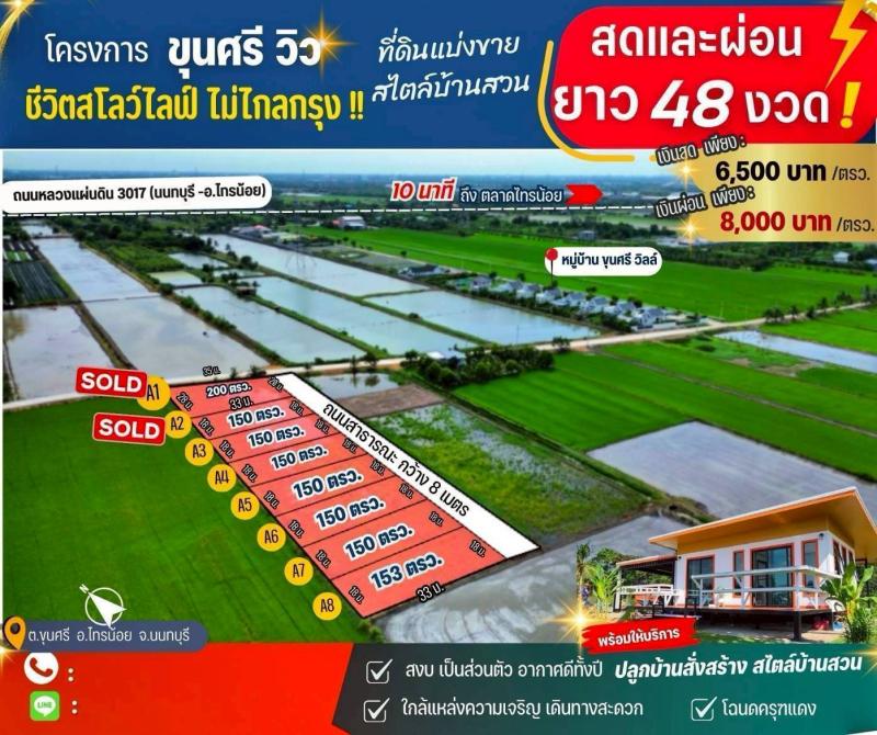 รูปที่3 ต้องการขายที่ดินเปล่า บึงชำอ้อ หนองเสือ ราคา 390,000 บาท