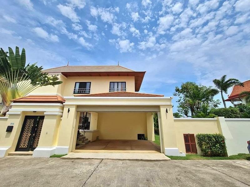 ขายบ้านเดี่ยวหลังใหญ่ 135 ตรว โครงการบ้านทะเลสวรรค์ มีสระว่ายน้ำ ติดทะเลบางเสร่ สัตหีบ ชลบุรี.