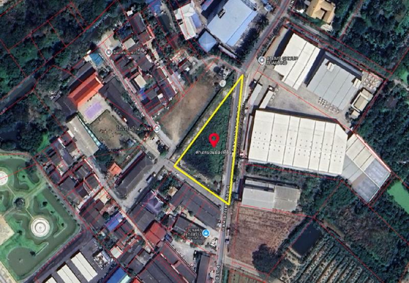 ขายที่ดิน ถนนบางเตย ซอย 4 อำเภอสามพราน นครปฐม เนื้อที่  2 ไร่ ถมแล้ว